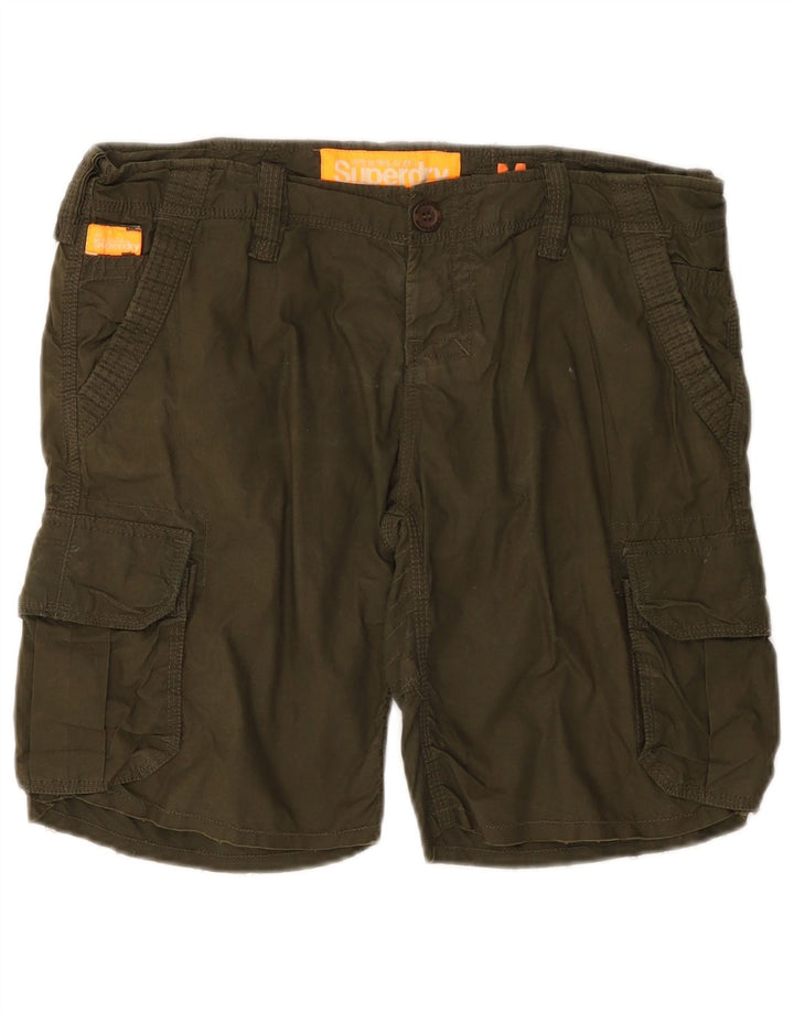 Superdry Shorts Cargo Medium W30 Algodón Caqui Hombre