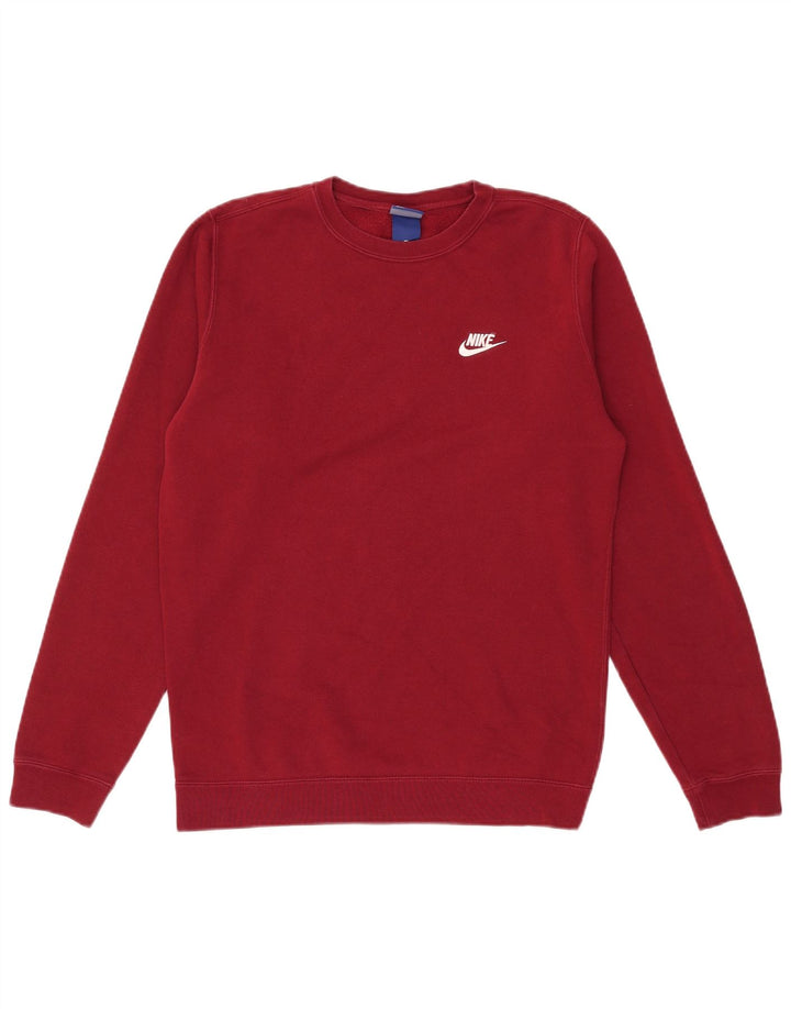 Nike Hombre Sudadera Jumper Small Rojo Algodón
