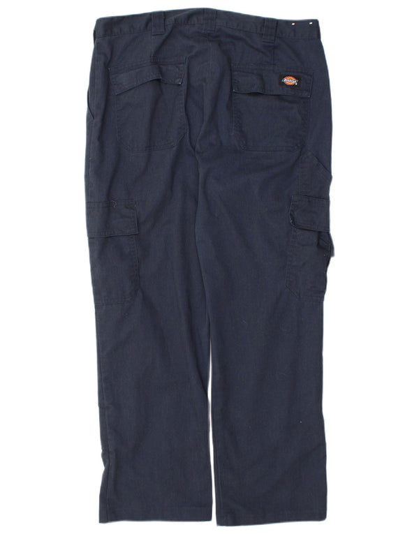 Dickies Pantalones cargo rectos para hombre UK 44 Medium W32 L26 Azul marino