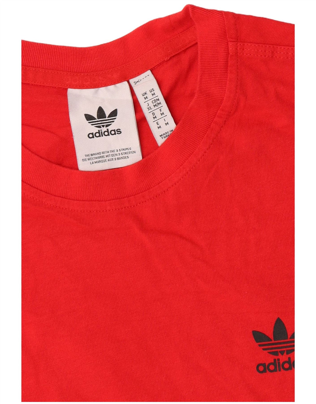Adidas - Camiseta gráfica para hombre, color rojo medio
