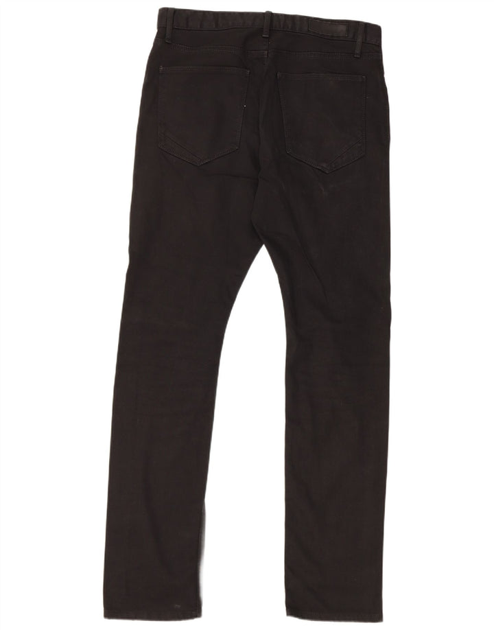 Marks & Spencer Vaqueros ajustados autógrafos para hombre W32 L33 Algodón negro