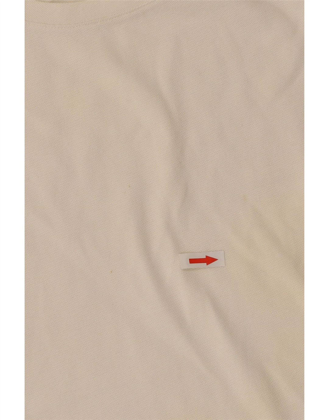 Camiseta Lacoste Mujer Top Talla 42 Grande Algodón Blanco