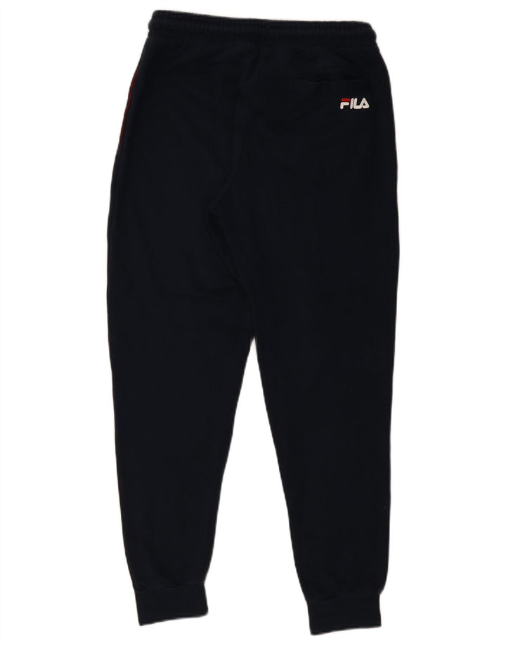 Fila Hombre Pantalones De Chándal Gráfico Joggers Small Azul Marino