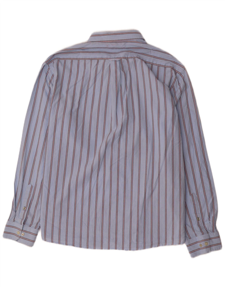 IZOD Camisa para hombre 2XL Algodón a rayas azules