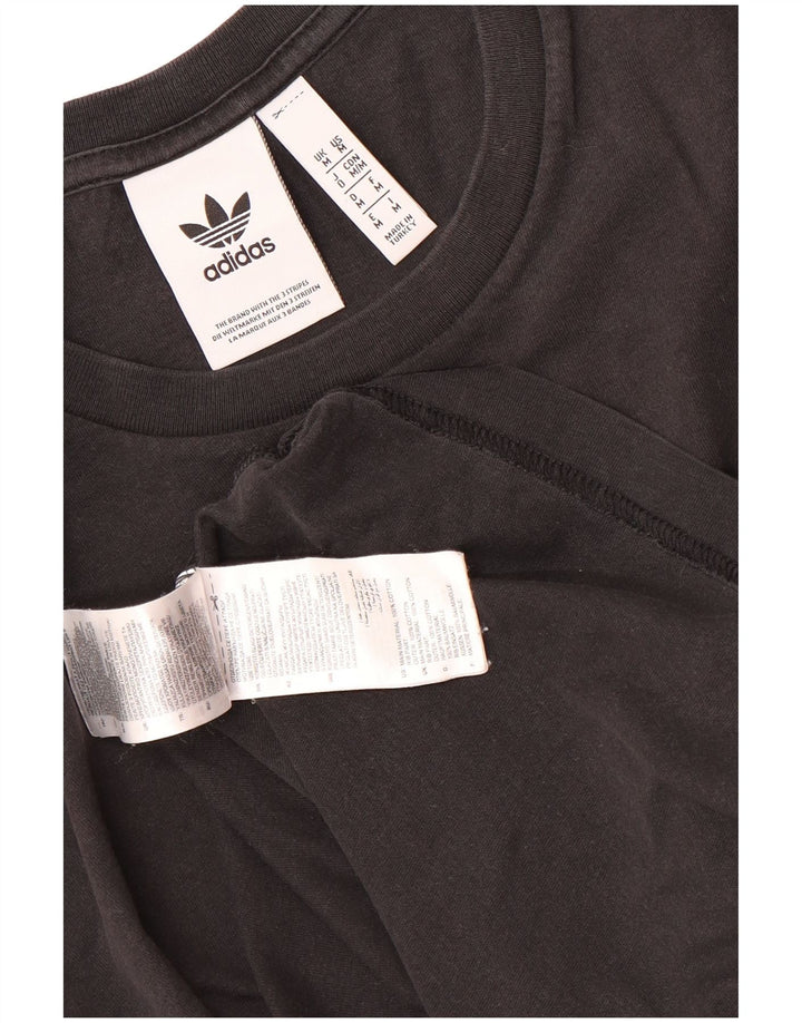 ADIDAS Camiseta Hombre Top Medium Negro Algodón