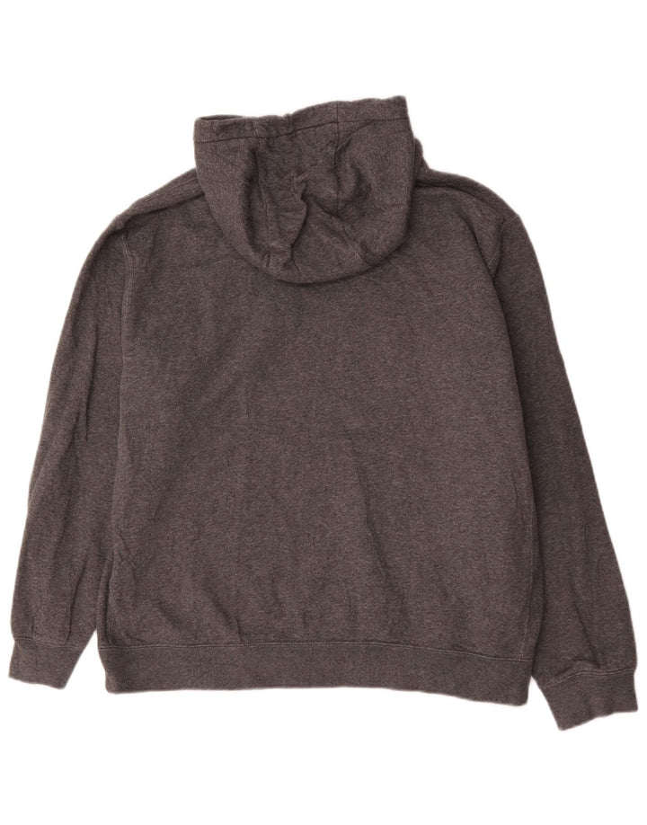 Nike - Sudadera con capucha para hombre, talla grande, algodón gris