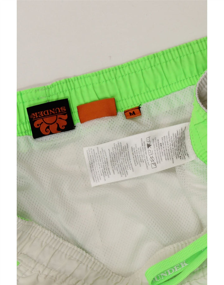 Bañador Sundek Hombre Mediano Nylon Blanco