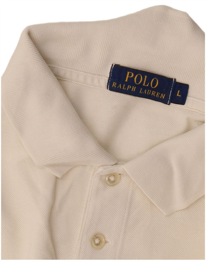 Polo Ralph Lauren Polo para hombre grande blanco clásico
