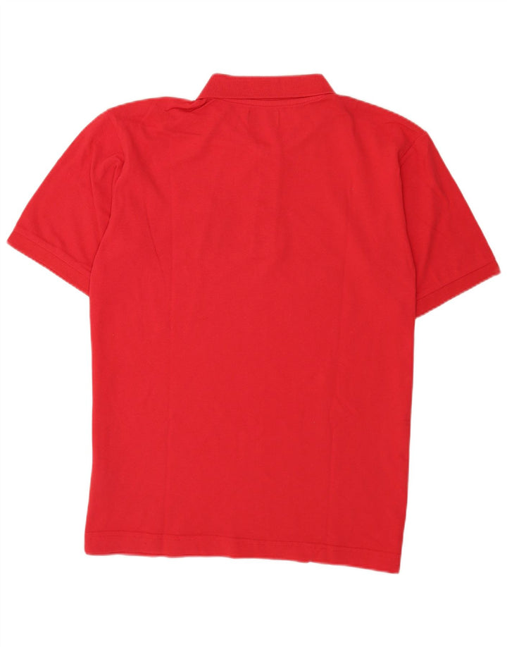 Kappa Polo Hombre Grande Rojo Algodón