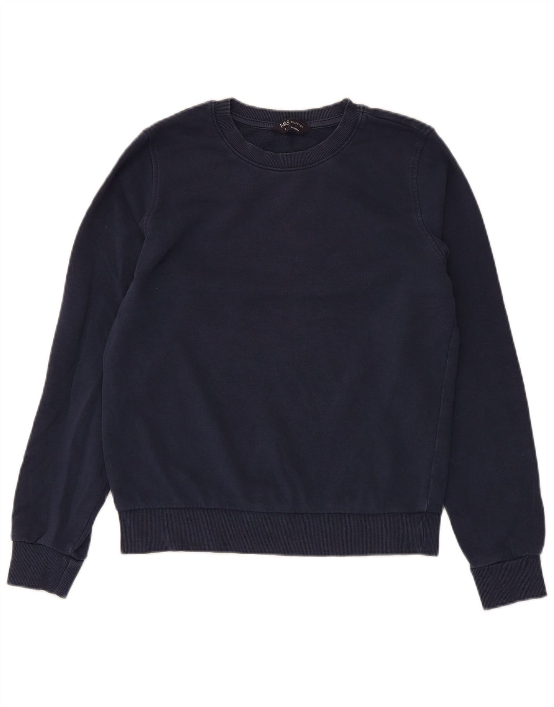 Marks & Spencer Sudadera para mujer Jumper UK 8 Small Azul marino Algodón