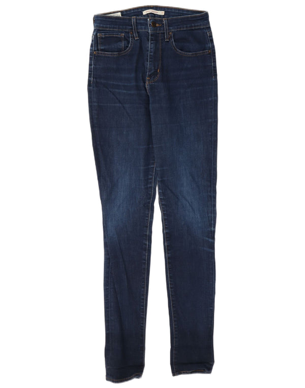 Levi's Vaqueros pitillo de talle alto 721 para mujer W27 L32 Algodón azul marino