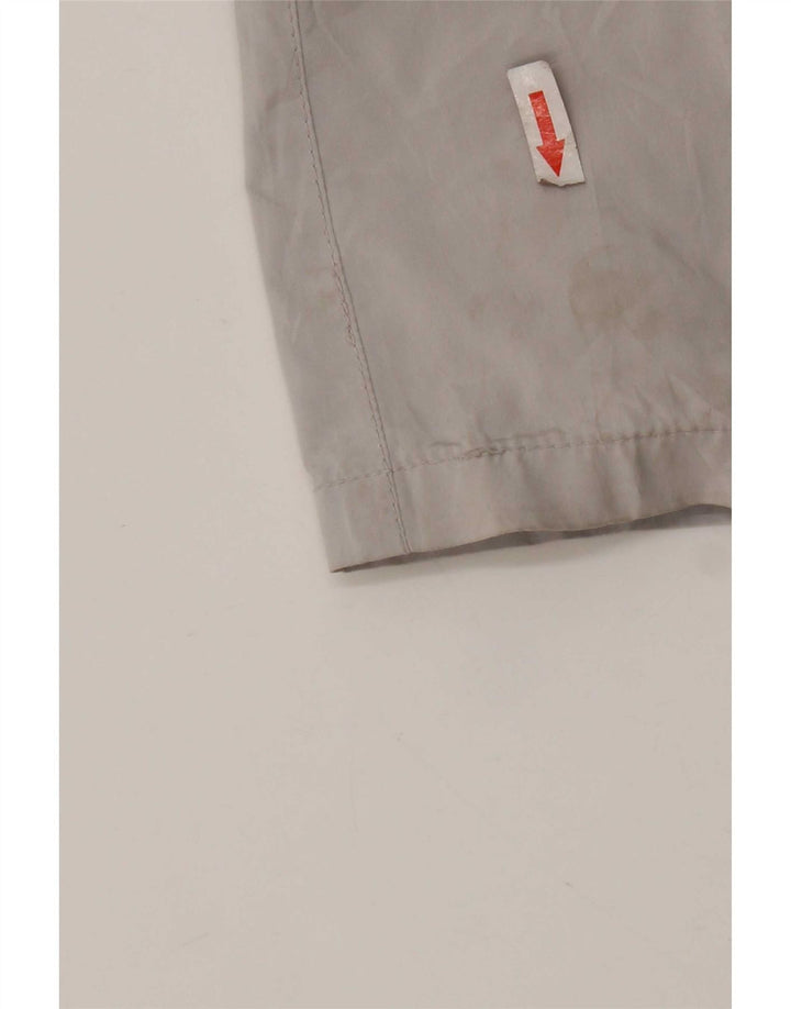Geox Chaqueta impermeable para mujer UK 8 Small Gris Poliéster