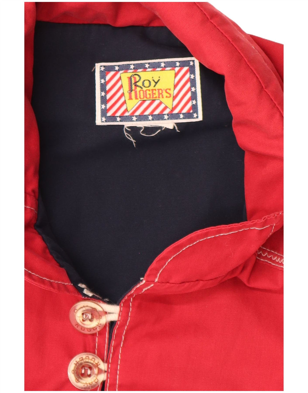 Roy Rogers Chaleco con capucha para hombre UK 38 Medium Rojo