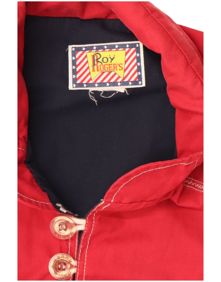 Roy Rogers Chaleco con capucha para hombre UK 38 Medium Rojo