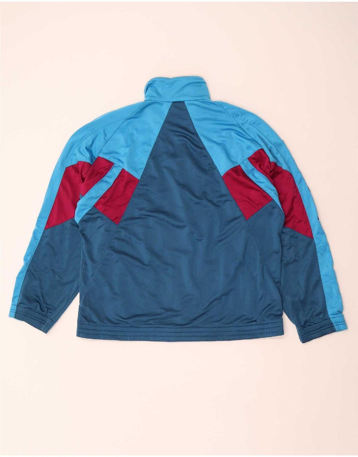 Diadora Chándal completo gráfico para hombre ES 42 Grande Azul Colorblock Poliéster