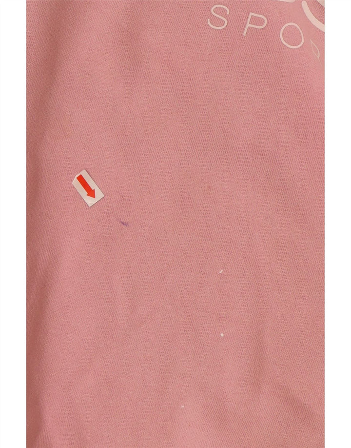 ELLESSE Sudadera gráfica para mujer Jersey UK 12 Algodón rosa medio