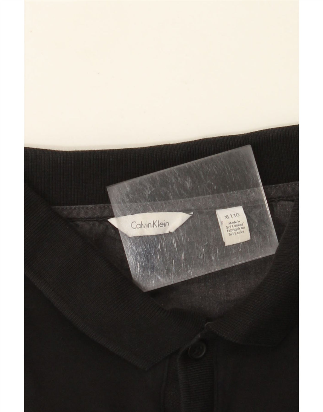 CALVIN KLEIN Polo Hombre XL Negro