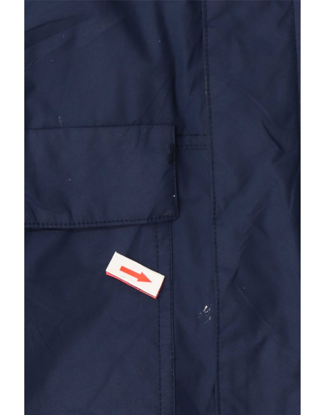 Columbia Chaqueta impermeable con capucha para hombre UK 38 Medium Azul marino Nylon