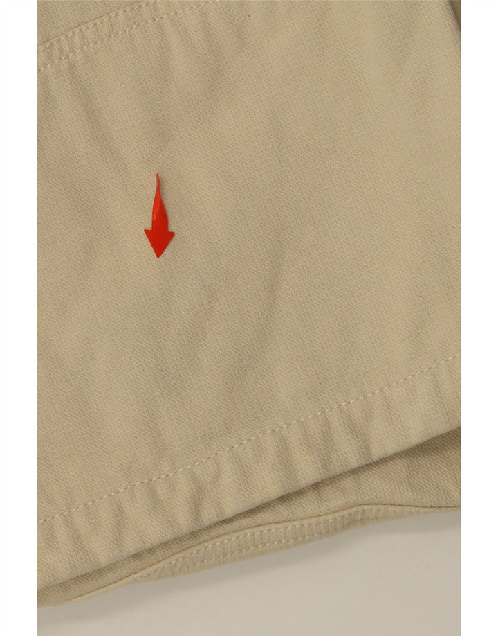 KAPPA Pantalones casuales rectos gráficos para hombre XL W38 L35 Algodón beige