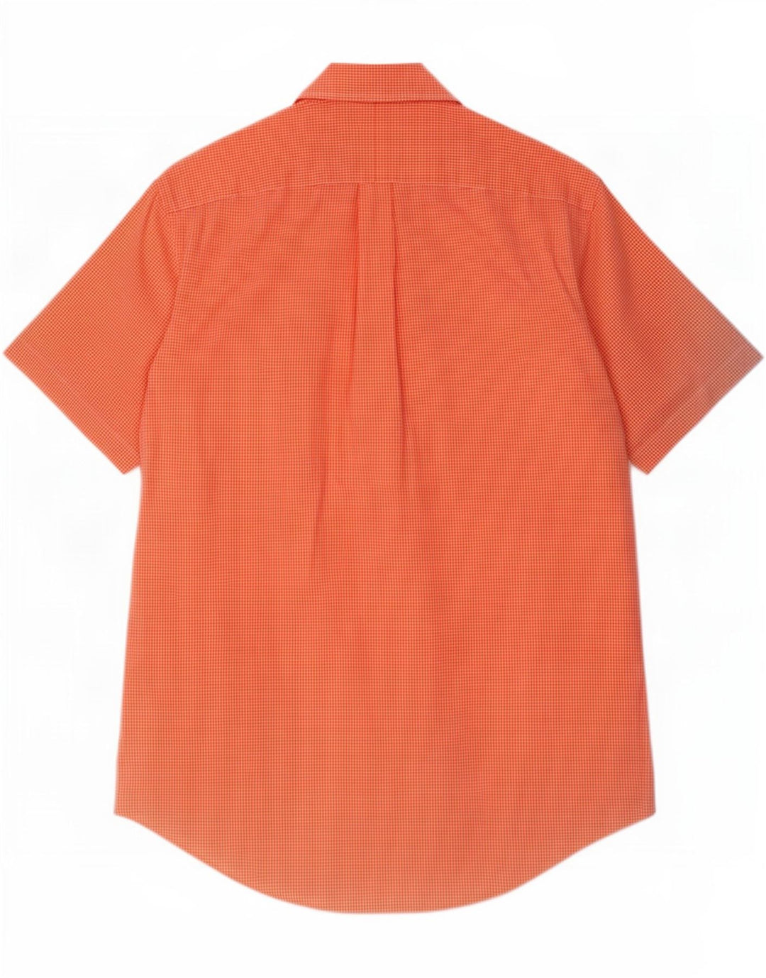 Ralph Lauren - Camisa de manga corta para hombre, ajuste personalizado, color naranja medio