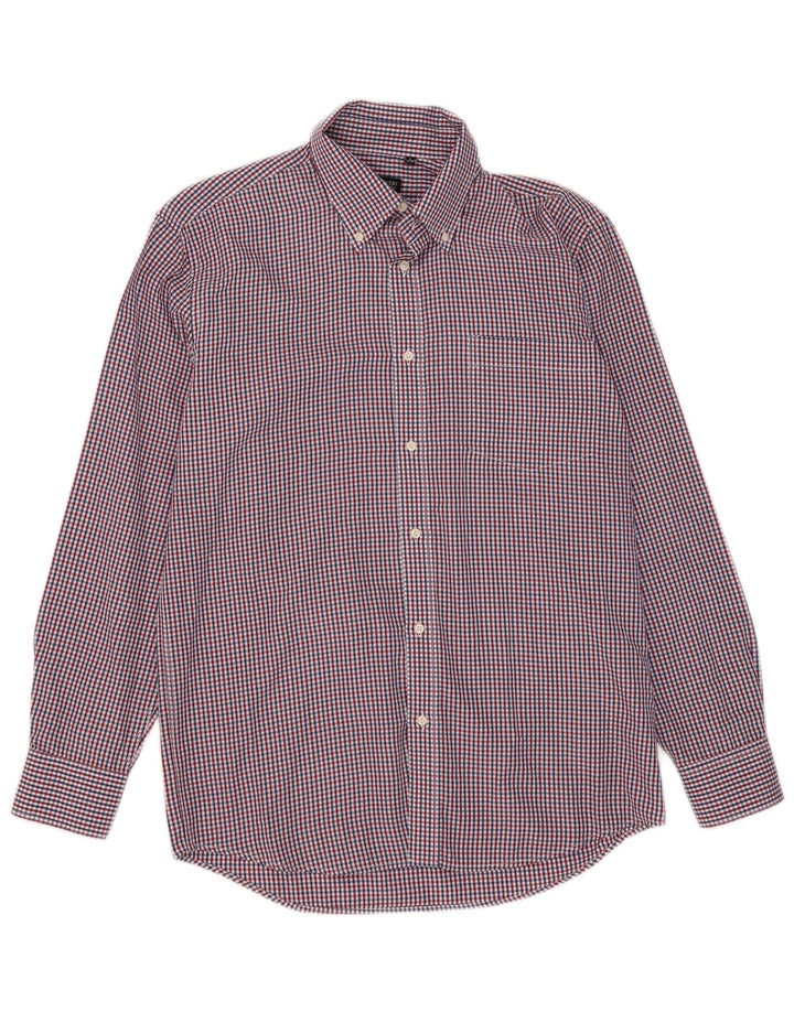 Camisa Coveri Hombre Talla 41/42 Grande Poliéster Vichy Multicolor