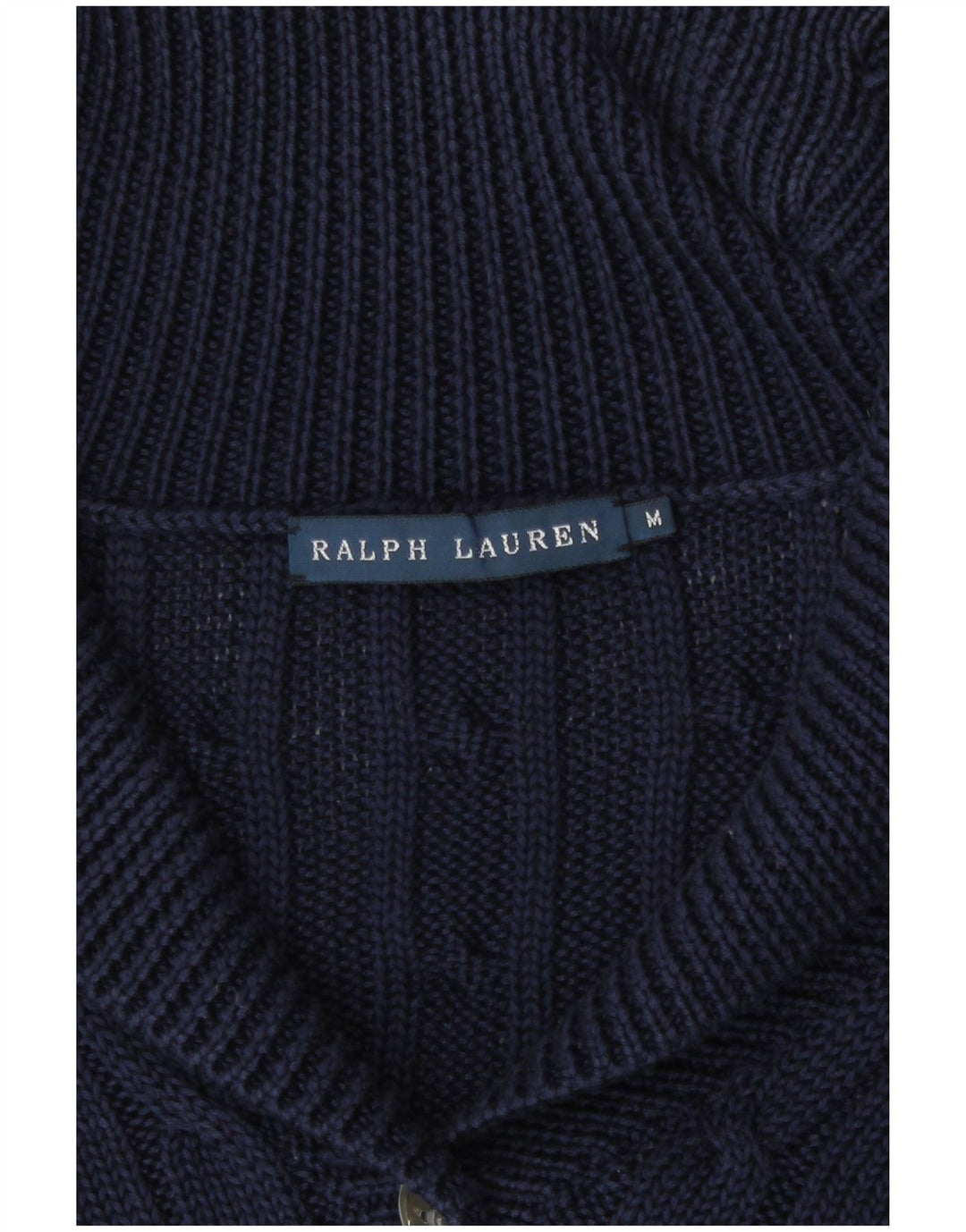 Ralph Lauren - Cárdigan para mujer, talla 40, tamaño mediano, azul marino