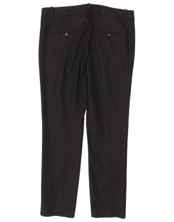 Zara Pantalón chino ajustado para mujer EU 38 Small W28 L27 Negro