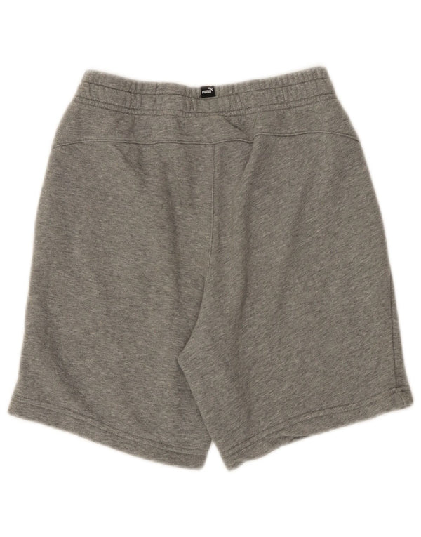 Puma Pantalones cortos deportivos para niños 13-14 años Algodón moteado gris