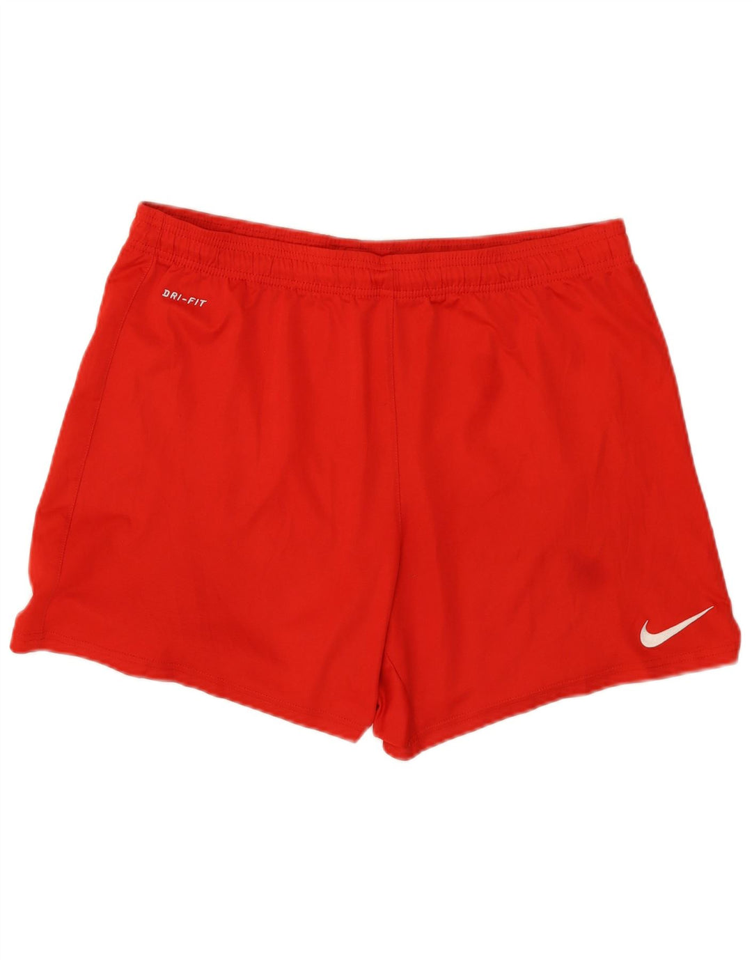 Nike - Pantalones cortos deportivos Dri Fit para hombre, poliéster rojo grande