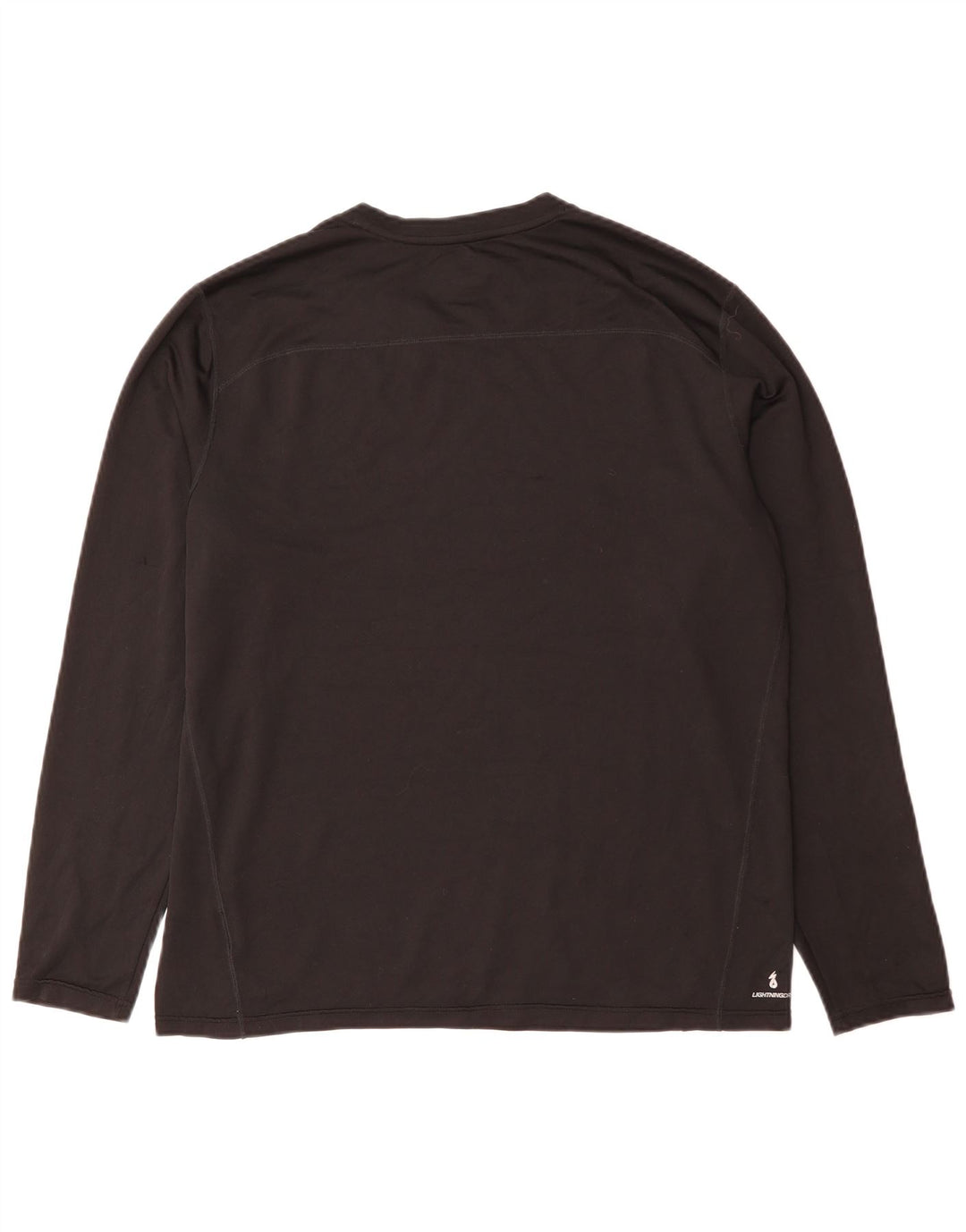 New Balance Hombre Boston Graphic Top Manga Larga Grande Negro
