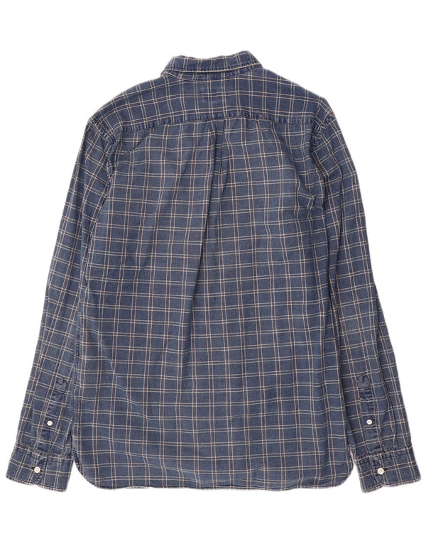 Camisa Levi's para hombre de algodón a cuadros azul marino grande