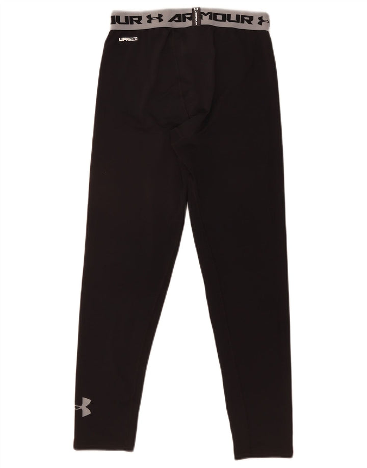 Under Armour Leggings gráficos ajustados para niños 11-12 años Grande Negro