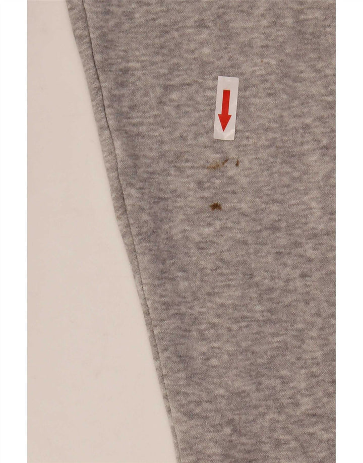 Adidas - Chaqueta de chándal para hombre, talla XL, algodón moteado gris