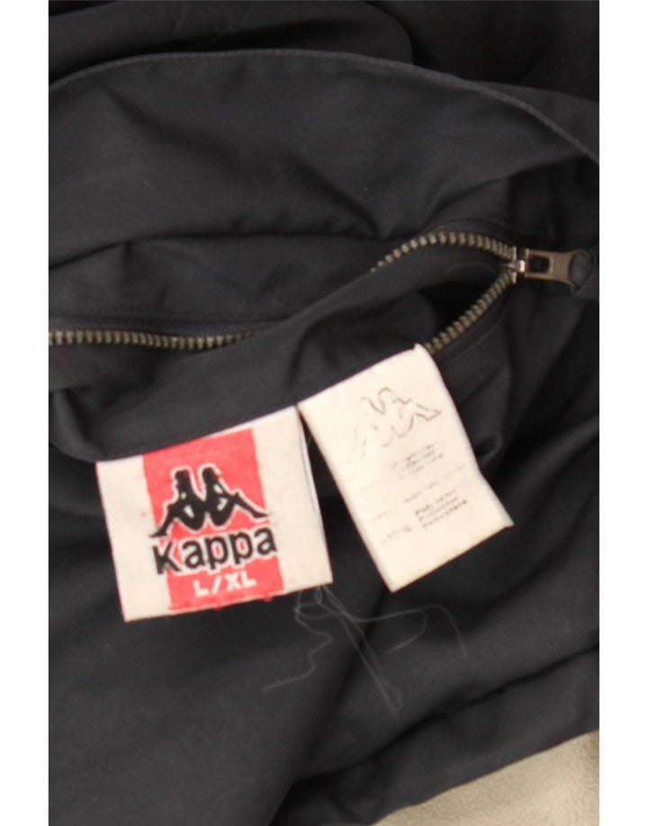 Kappa Chaqueta reversible para hombre UK 40 Large Poliéster azul marino