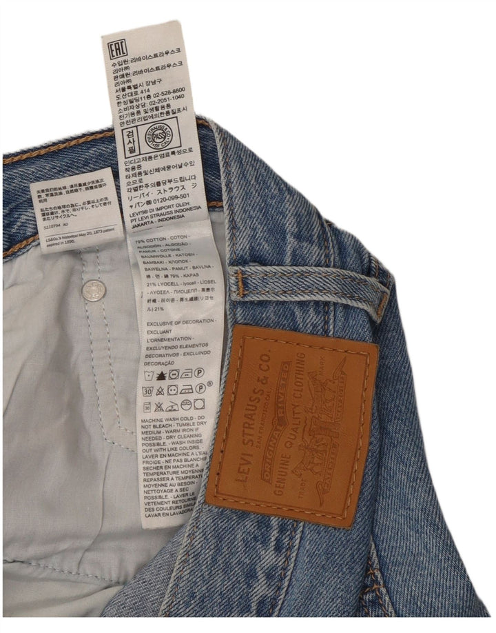 Levi's Vaqueros Anchos Para Mujer W28 L32 Algodón Azul