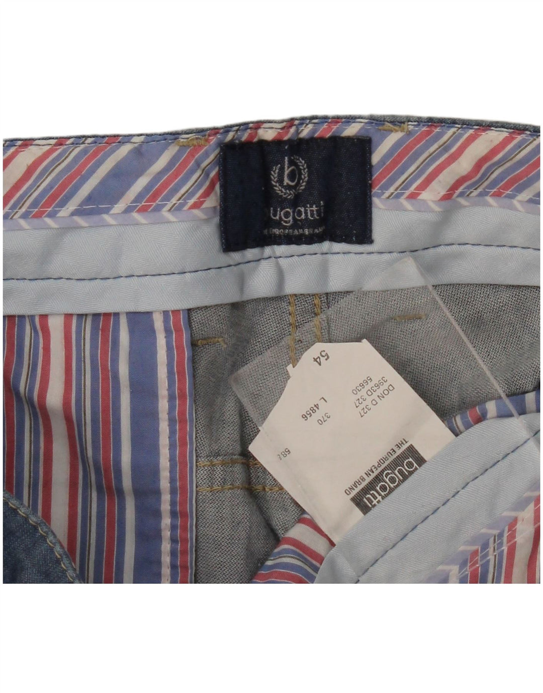 Bugatti Jeans rectos para mujer IT 54 2XL W38 L28 Azul marino