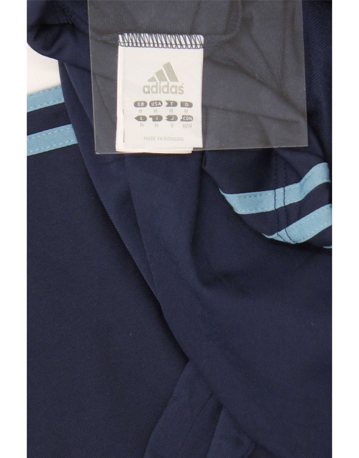 Adidas Pantalones de chándal para mujer UK 44 Medio Azul marino Poliéster