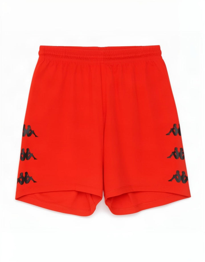 Kappa Mens Graphic Sport Shorts Grande Rojo
