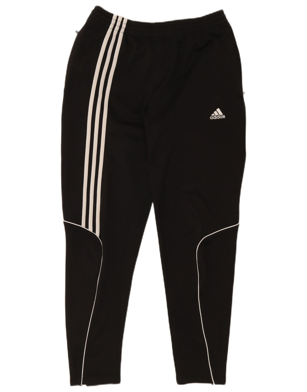Adidas Pantalones de chándal para mujer UK 44 Grande Poliéster negro