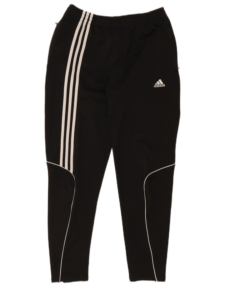 Adidas Pantalones de chándal para mujer UK 44 Grande Poliéster negro