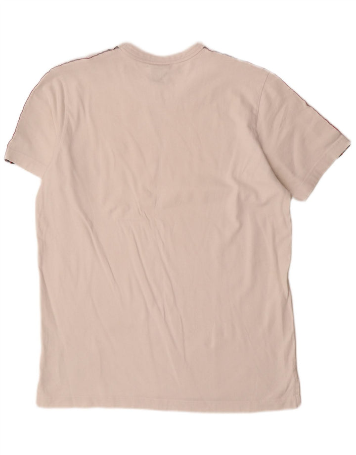 CHAMPION Camiseta gráfica para hombre Top grande de algodón blanco