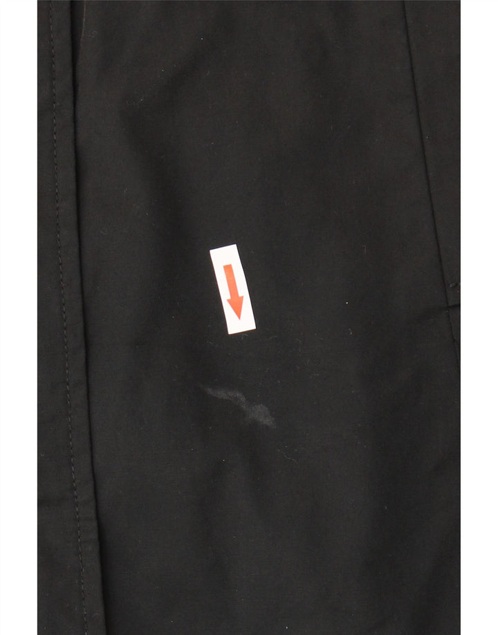 Nautica Trenca para Mujer UK 40 Mediano Algodón Negro