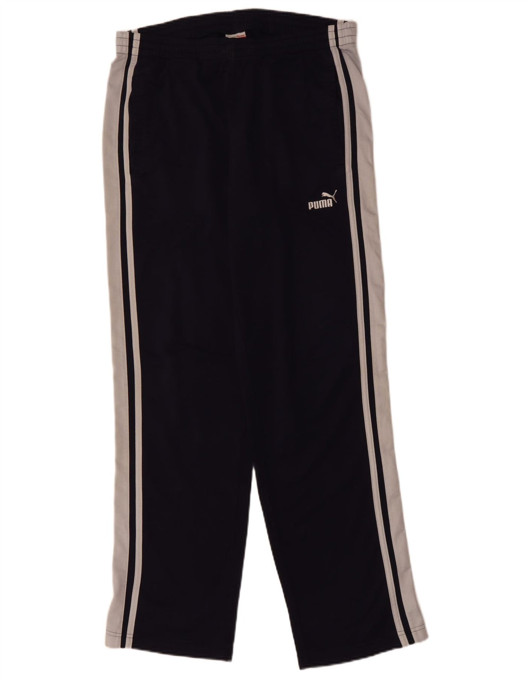 PUMA Pantalones de chándal para hombre Poliéster color block en azul marino mediano