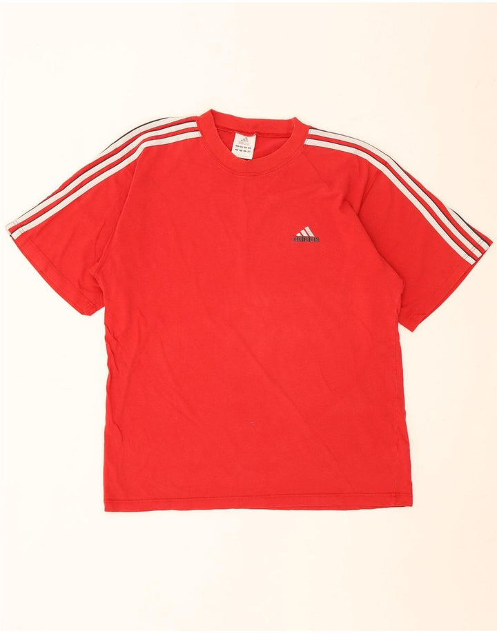 Adidas Camiseta para hombre Top UK 38/40 Medium Rojo