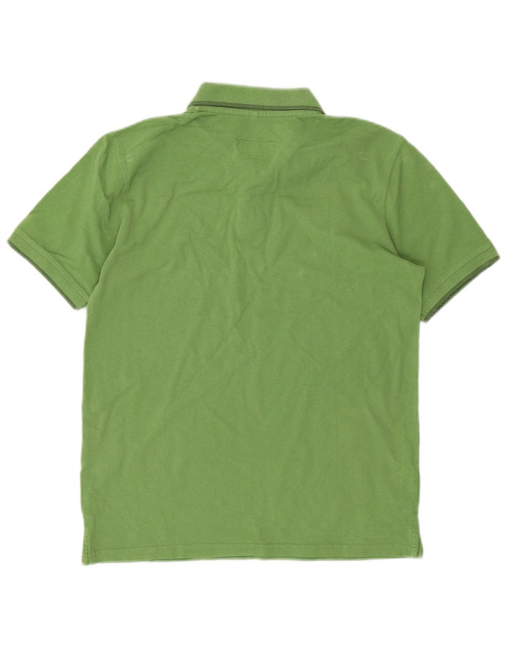 CARRERA Mens Polo Shirt Medium Green Cotton