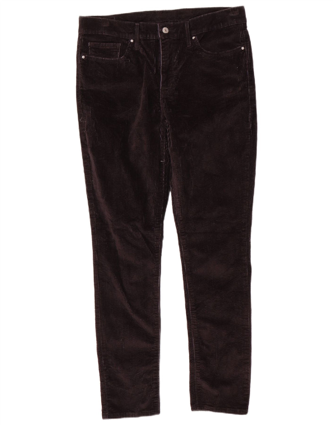 LEVI'S Pantalones de pana ajustados para mujer W34 L30 Negro