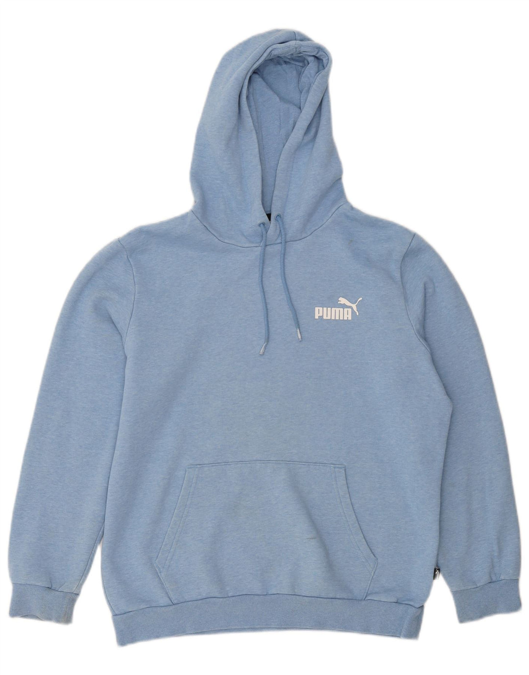 Puma Hombre Sudadera Con Capucha Jersey De Algodón Moteado Azul Medio