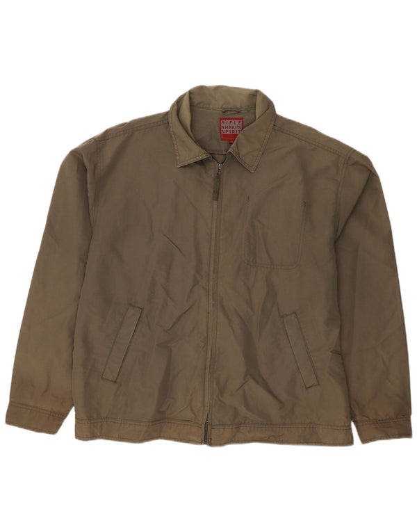 Rifle Cazadora Bomber Caqui para Hombre UK 42 XL Poliamida Caqui