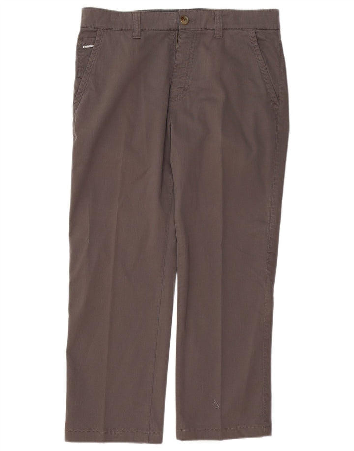NAVIGARE Pantalón chino recto para hombre IT 48 Medium W34 L26 Algodón gris