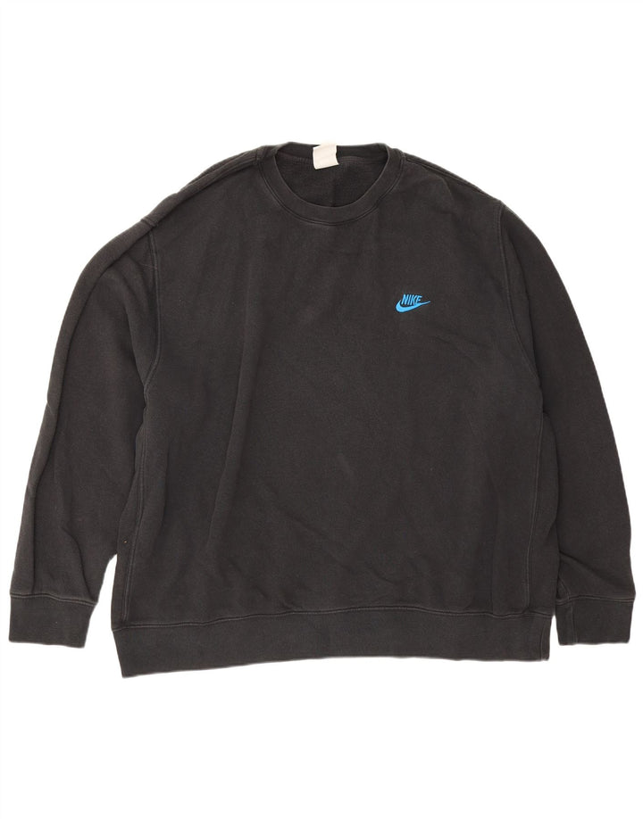 Nike - Sudadera para hombre (2XL, algodón), color negro